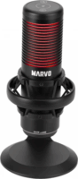 Marvo Blast 60 RGB Gaming USB Asztali Mikrofon - Fekete