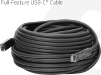 Club 3D CAC-2580 USB-C 1.4 Apa - USB-C 1.4 Apa Adat és Töltőkábel 60W 8K 60Hz 15m - Fekete