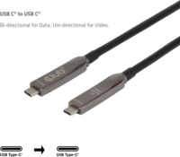 Club 3D CAC-2580 USB-C 1.4 Apa - USB-C 1.4 Apa Adat és Töltőkábel 60W 8K 60Hz 15m - Fekete