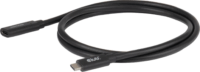 Club 3D CAC-2502 USB-C 1.4 Apa - USB-C 1.4 Anya Hosszabbító Kábel 240W 1m - Fekete