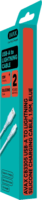 AVAX CB3305 USB-A Apa - Lightning Szilikon Adat és Töltőkábel 1.5m - Világoskék