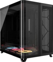 Corsair AIR 5400 LX-R LINK Midi Torony Számítógépház + 3db 120mm ventilátor - Fekete