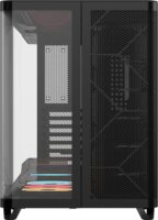 Corsair AIR 5400 LX-R LINK Midi Torony Számítógépház + 3db 120mm ventilátor - Fekete