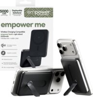 PanzerGlass Empower Powerbank kitámasztóval 5000mAh 20W - Asztrofekete