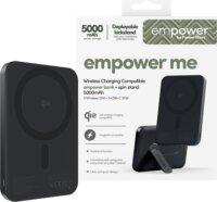 PanzerGlass Empower Powerbank kitámasztóval 5000mAh 20W - Asztrofekete