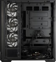 Zalman P40 NAMU ARGB Midi Torony Számítógépház + 4db 120mm ventilátor - Fekete