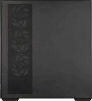 Zalman P40 NAMU ARGB Midi Torony Számítógépház + 4db 120mm ventilátor - Fekete