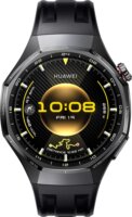 Huawei Watch GT6 Pro 46mm Okosóra Fekete Fluorelasztomer Szíjjal - Fekete / Titán