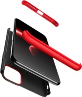 GKK GK0540 360 Full Protection 3in1 iPhone 11 Pro Hátlapvédő Tok - Fekete / Piros