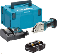 Makita DJS161RTJ Akkus Lemezvágó gép 18V + 2x 5Ah Akku + koffer
