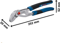 Bosch 1600A02W3N Professional Vízpumpafogó 250mm