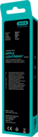 AVAX CB4302 USB-A Apa - Lightning Szilikon Adat és Töltőkábel Csomag 1.5m - Fehér (2db/csomag)