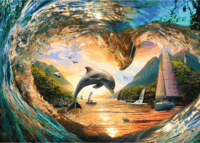 Ravensburger Ugrás a Naplementébe 1000 Darabos Puzzle