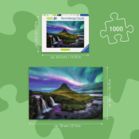 Ravensburger A Természet Ereje - Északi Fény Kirkjufell Felett 1000 Darabos Puzzle