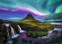 Ravensburger A Természet Ereje - Északi Fény Kirkjufell Felett 1000 Darabos Puzzle
