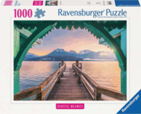 Ravensburger Gyönyörű Sétányok - Romantikus Gyaloghíd az Annecy-Tónál 1000 Darabos Puzzle