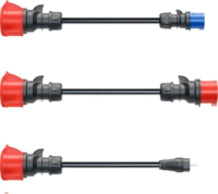 go-e CH-04-07 Elektromos autó Töltőadapter készlet Gemini flex 22 kW-hoz (3db/csomag)