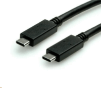 S-3520 USB-C Apa - USB-C Apa 3.2 Adat és Töltőkábel 0,5m - Fekete