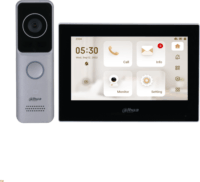 Dahua KTW02 Okos IP videó kaputelefon szett - Fekete/Szürke