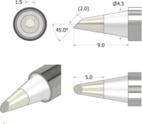 iFixit IF145-837-1 FixHub kúpos forrasztóhegy 1,5mm