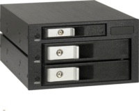 Inter-Tech ST-3525 2x 3,5" + 1x 2,5" SATA Külső HDD ház - Fekete