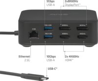 Club 3D CSV-2542 Univerzális USB-C Notebook Dokkoló állomás 100 Watt