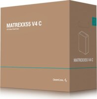 DeepCool MATREXX 55 V4 C Midi Torony Számítógépház + 3 db 140mm ventilátor + 1 db 120mm ventilátor - Fekete