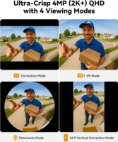 IMOU DOORBELL 3 Okos ajtócsengő kaputelefon 4MP kamerával - Fekete