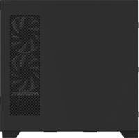 Gigabyte C201 Panoramic Midi Torony Számítógépház + 3db 120mm ventilátor - Fekete