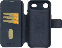 Decoded Magsafe Apple iPhone Air Flip Bőrtok Levehető pénztárcával - Sötétkék
