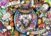 Ravensburger Fashionably late nyuszi 1000 darbos puzzle