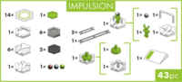 Ravensburger GraviTrax GO Impulsion 43 részes golyópálya