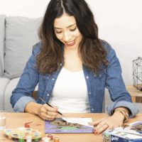 Ravensburger CreArt Star Wars Festés számok szerint - Meditáló Grogu