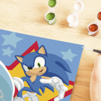 Ravensburger CreArt Festés számok szerint - Tomboló Sonic