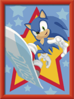 Ravensburger CreArt Festés számok szerint - Tomboló Sonic