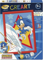 Ravensburger CreArt Festés számok szerint - Tomboló Sonic