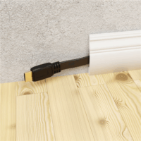 Goobay 77134 HDMI 2.1 Apa - HDMI 2.1 Apa 8K 60Hz Lapos Kábel 1.5m - Fekete