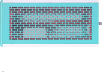 Thermaltake TR100 Mini Tower Számítógépház - Menta