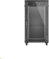 Lanberg 19" szabadon álló rack szekrény 22U 600X1000mm - Fekete