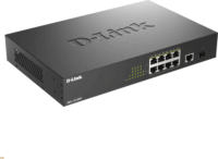 D-Link DGS-1010MP/E 10-port PoE+ Gigabit Asztali Switch