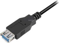 Sharkoon USB-A 3.2 Apa - USB-A Anya Hosszabbító Kábel 3m - Fekete