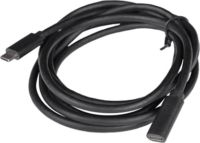 Lanberg CA-USBE-20CC-0015-BK USB-C 3.1 Apa - USB-C Anya Hosszabbító Kábel 1.5 - Fekete