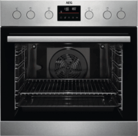 AEG KOMBI3026 4 zónás szabadonálló Elektromos Tűzhely - Ezüst / Fekete