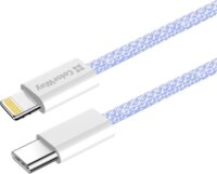 ColorWay CW-CBPDCL061-PU USB-C 2.0 Apa- Lightning Adat és Töltőkábel 27W 1m - Lila