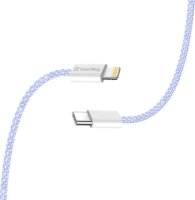 ColorWay CW-CBPDCL061-PU USB-C 2.0 Apa- Lightning Adat és Töltőkábel 27W 1m - Lila