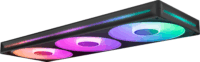 NZXT F420 RGB CORE PWM 140x140x26 RGB LED Rendszerhűtő ventilátor 3db - Fekete