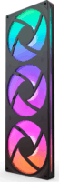 NZXT F420 RGB CORE PWM 140x140x26 RGB LED Rendszerhűtő ventilátor 3db - Fekete