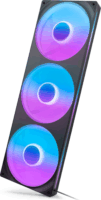 NZXT F420 RGB CORE PWM 140x140x26 RGB LED Rendszerhűtő ventilátor 3db - Fekete