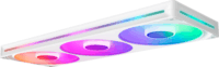 NZXT F420 RGB CORE PWM 140x140x26 RGB LED Rendszerhűtő ventilátor 3db - Fehér