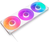 NZXT F420 RGB CORE PWM 140x140x26 RGB LED Rendszerhűtő ventilátor 3db - Fehér